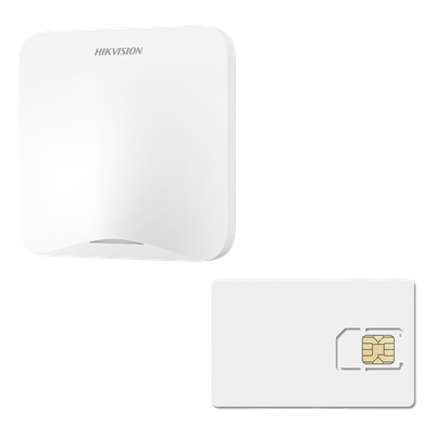 HIKVISION - Kit de Alarma Inalámbrico / 16 Zonas o Salidas / Wi-Fi / 3G/4G / 600 MB 1 Año / Alcance 1200 m (3937 ft) / P2P