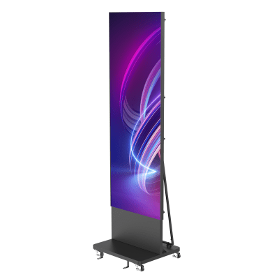 HIKVISION - Poster LED de Piso / Pixel Pitch 1.2 mm / Modular (Puede Crecer con Mas Posters) / Case para Transporte / Uso en Interior / Calidad de Video Destacada