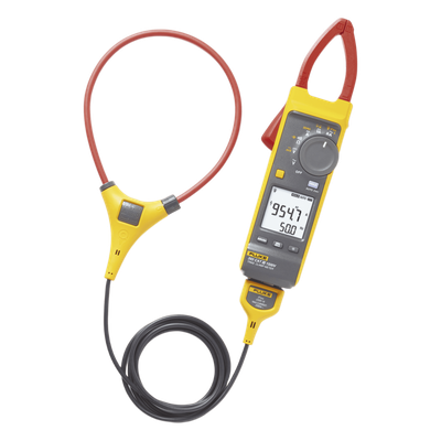 FLUKE - Pinza Amperimétrica / CC/CA TRMS / 1500 V CC / 1000 V CA / 999.9 A mordaza / 2500 A iFlex / CAT III 1500 V / Certificado de calibración
