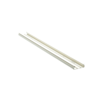 PANDUIT - Base para canaleta T-45, de PVC rígido, con orificios perforados para montaje, 60.3 x 18.5 x 3000 mm, Color Blanco Mate
