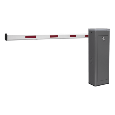 ACCESSPRO - Barrera Vehicular Automática / Apertura 1.5 s / Brazo 3 m (9.8 ft) / Encoder Electrónico / Corona LED Semaforizada / Semi-Intensivo / 110V