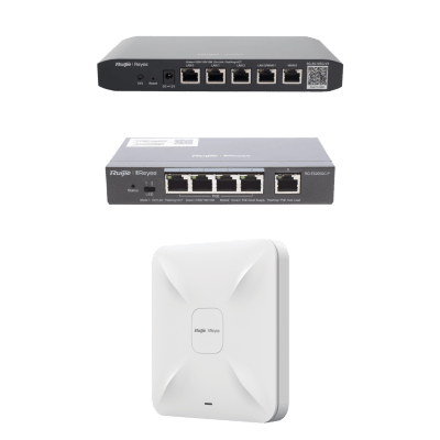 RUIJIE - Equipos Ruijie DEMO Ideal para Probar Integraciones de Redes y WiFi 5 con CCTV