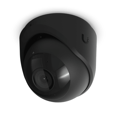 UBIQUITI - Cámara de Seguridad Turret Color Negro / Alimentación PoE/ Resistente a Manipulaciones IK04/ Sensor de Imagen 1/1.8" 8MP/ Ajuste Manual 3 Ejes