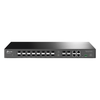 TP-LINK - OLT GPON / 16 Puertos PON 2.5G / 4 Puertos SFP+ 10G / 2 Puertos RJ45 1G / División 1:128 / Fuentes Redundantes AC-DC / Gestión en la Nube