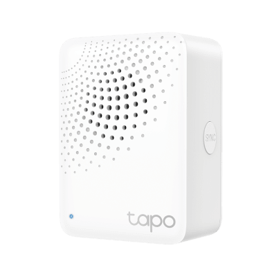 TP-LINK - Hub IoT Inteligente / 3 en 1 Hub-Timbre-Alarma / 64 Dispositivos / 2.4 GHz Wi-Fi + 868 MHz / 19 Tonos 90 dB / Material V-0 UL94