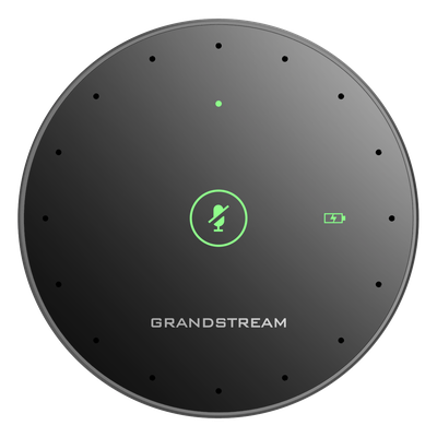 GRANDSTREAM - Microfono inalambrico Bluetooth para GVC3220, 8 micrófonos omnidireccionales para hasta 5 metros