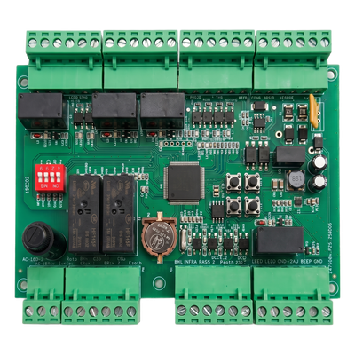 ACCESSPRO - Tarjeta controladora / 4 bollardos independientes / Exterior / Control de acceso