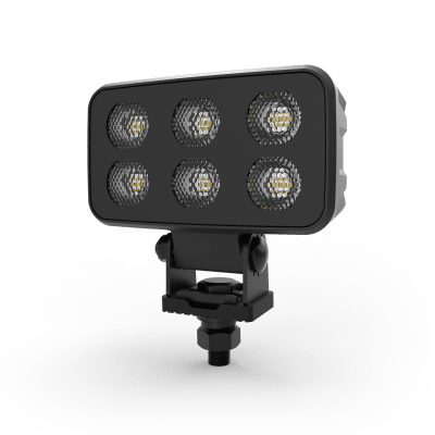 ECCO - Luz de Trabajo Ultra brillante Cuadrada, 6 LED, 4630 Lúmenes, 12-24 Vcd