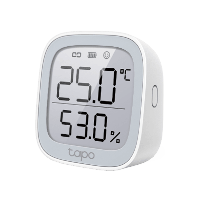 TP-LINK - Monitor Inteligente de Temperatura y Humedad / Pantalla E-Ink 2.7" / Sensor Suizo de Alta Precisión / Automatización Smart Home / Batería 2 Años / 868-922 MHz