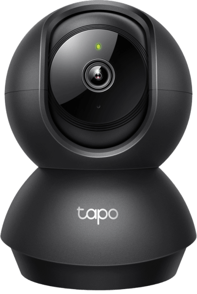 TP-LINK - Cámara de Seguridad Interior Wi-Fi 360°, 1080p Full HD, Visión Nocturna 12 m, Detección IA Personas y Llanto de Bebé, Audio Bidireccional, Compatible Alexa y Google Home, Almacenamiento microSD 512 GB