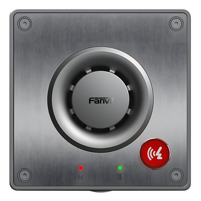 FANVIL - Intercom IP para Exterior / Cámara 4 Megapixel (1080p) / HDR e Iluminación IR / Altavoz 5W y Doble Micrófono con Reducción de Ruido / Panel Acero Inoxidable y Cuerpo Aluminio / IP66 e IK10 / PoE+ / 2 Líneas SIP