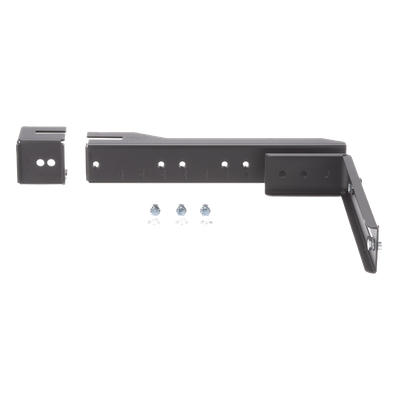 PANDUIT - Soporte en L para Canaleta / Compatible FiberRunner 4x4 y 6x4 / Montaje en Riel Escalerilla 0.375 x 1.5/2 pulgadas / Acero Negro / 9 Piezas / UL 2024