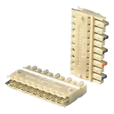 PANDUIT - Block de Conexiones 110 / Cat 5e / 4 Pares / 1.2' x 0.92' x 0.24' / Paquete 10 pzas