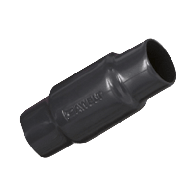 RAWELT - Cople de Aluminio con Recubrimiento Exterior de PVC de 2" (50.8 mm) / Interior de Uretano Purpura.