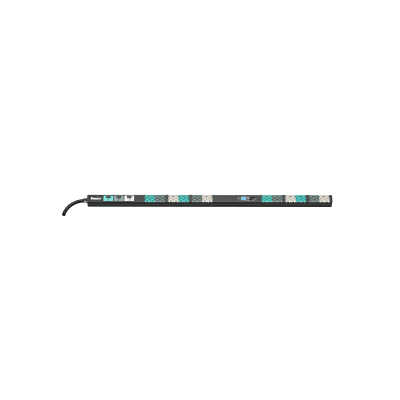 PANDUIT - PDU Inteligente Monitoreable y Switchable EL2P para Distribución de Energía, Enchufe de Entrada NEMA L21-30P, Con 24 Salidas C13/C15 y 24 C13/C15/C19/C21, de Instalación Vertical, 208 Vca, 30 Amp