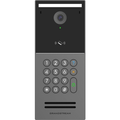 GRANDSTREAM - Videoportero IP Inteligente GDS3725 / 2K Ultra HD 1080p / Ángulo 127° / IA ISP con Análisis de Comportamiento / Lector RFID IC-ID NFC / Múltiples Métodos de Apertura / PoE Integrado / Protección IP66 IK10 / Interoper