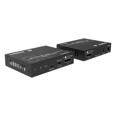 EPCOM PROAUDIO - Convertidor de Video Bidireccional / 8K30 / 4K120 / HDMI 2.1b / DP 1.4 / Extracción de Audio Óptico y Analógico / HDR10+ / Dolby Vision