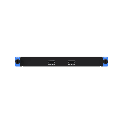HIKVISION - Tarjeta de Salida HDMI 4K 2 Canales / Resolución 8.84 MP / Audio Compuesto