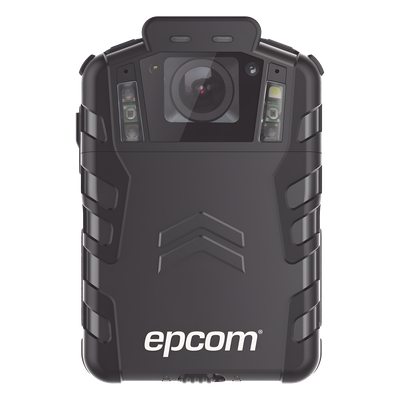 EPCOM - Body Camera para Seguridad / Hasta 32 Megapixeles / Video HD 3 Megapixel / Descarga de Video Automática / GPS Interconstruido / Pantalla LCD