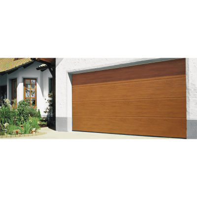 ACCESSPRO - Sección para puerta de Garage / Linea Central / Imitacion MADERA / Golden Oak / Para GARAGE107 / Estilo Americana.