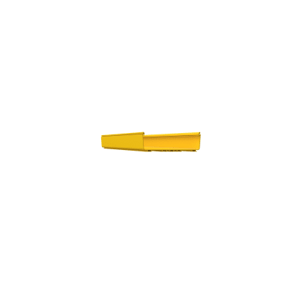 PANDUIT - Canaleta FiberRunner™ 12X4, de PVC Rígido, Color Amarillo, 3 m. de Largo