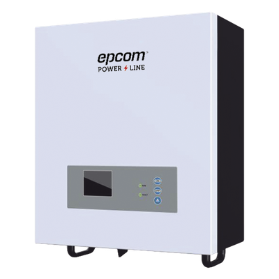 EPCOM POWERLINE - Inversor / Cargador para sistemas tipo isla de 48Vcc/120VCA de 2500W onda sinusoidal pura con controlador MPPT. Administre una fuente fotovoltaica, la red eléctrica y recargue su banco de baterías y su consumo sin problemas.