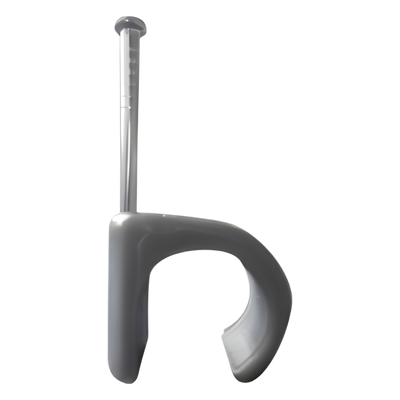 THORSMAN - Grapa para cable redondo / 14mm / Calibre 6 / Polipropileno gris / 100 piezas / -10°C a +120°C