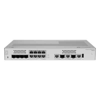 HUAWEI - Router Gateway Convergente / LAN: 1 SFP+ y 6 GE / WAN: 1 SFP+ y 2 GE / 500 Usuarios / 64 APs / 500 Túneles IPsec / 2 Gbps