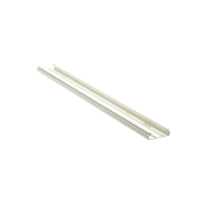 PANDUIT - Base para canaleta T-45, de PVC rígido, con orificios perforados para montaje, 60.3 x 18.5 x 2400 mm, Color Blanco