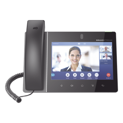 GRANDSTREAM - Video teléfono IP  empresarial Android con pantalla táctil (1280x800) hasta 16 líneas y 16 cuentas SIP