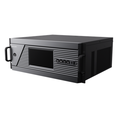 HIKVISION - Chassis Controlador de Video Wall / 12 Slots / 4U Rack / 4K Ultra HD / Hot-Swappable / Touch LCD 7" / Genlock Sync / 8 Videowalls / 128 Escenas