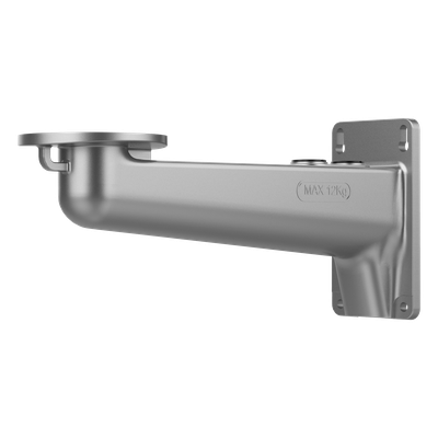 HIKVISION - Montaje de Pared para Cámara Domo / Sistema Anti-vibración / Aluminio / 160 x 124 x 398 mm / Compatible PTZ y PanoVu