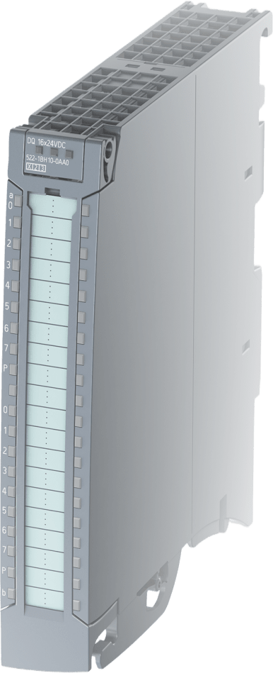 SIEMENS - Módulo Digital de Salida / SIMATIC S7-1500 / 16 Salidas DC 24V 0.5A / Grupos de 8 Canales / Seguridad SIL2 PLd Cat.3 / Conector Push-in Incluido