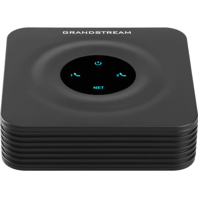GRANDSTREAM - Adaptador de Teléfonos Analógicos ATA / 2 Puertos FXS (Conectar Teléfono Análogo) / Soporta 2 Perfiles SIP / Ethernet 10/100Mbps / Seguridad TLS y SRTP / Conferencia de Voz 3 Vías /