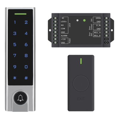 ACCESSPRO - Controlador de Acceso con Teclado Inalámbrico / IP65 / 1000 Tarjetas / 125 kHz / 433 MHz / 30 m (98.4 ft) / -40 a 60 °C
