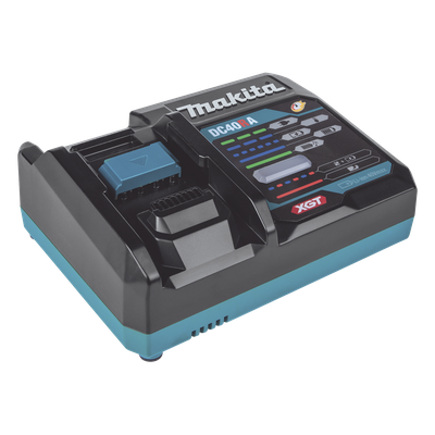 MAKITA - Cargador Rápido / Batería Litio-Ion 40V / Ventilador Dual / Control Inteligente / Monitor Digital