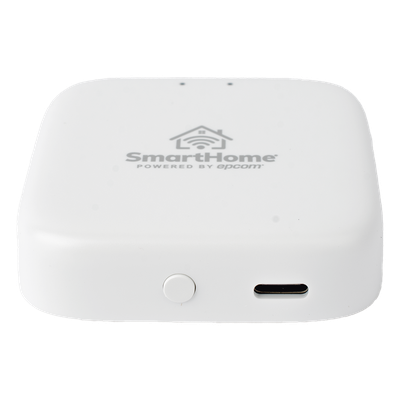 SMARTHOME BY EPCOM - Controlador Hub IoT / ZigBee 802.15.4 / Wi-Fi 802.11b/g/n / Bluetooth 5.0 / USB-C 5 V / Compatible Alexa y Google Home