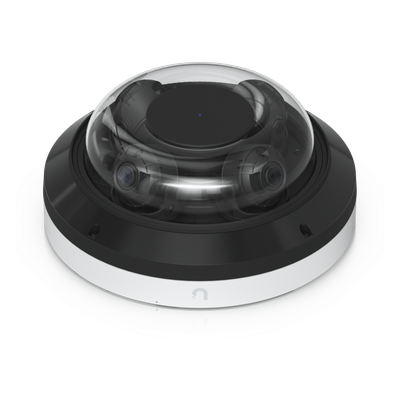 UBIQUITI - Cámara Multisensor IP / 32 MP (4×8 MP) / 4 Lentes Ajustables / Zoom Óptico 2.33× / IR 20 m (65.6 ft) / AI Multi-TOPS / PoE++ / IP66 IK10