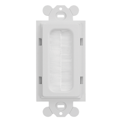 PANDUIT - Inserto de Cepillo para Placa Frontal GFCI / ABS / 0.15' x 0.07' x 0.15' / Blanco / RoHS