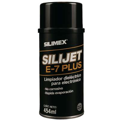 SILIMEX - Limpiador Dieléctrico Industrial para Equipos Electrónicos, Elimina Grasa, Cochambre, Polvo, Sin Corrosión, Sin Enjuague y Sin Residuos, Envase 454 ml