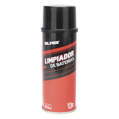 SILIMEX - Limpiador para Baterías / Espuma Prolongada 7 min / Grado 1 Solvencia / 454 ml / Neutralizador de Corrosión
