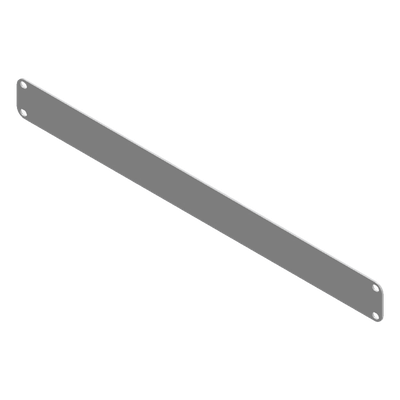 LINKEDPRO - Tapa Ciega para Rack / 1U / 19 Pulgadas / Acero Calibre 14 / Pintura Electrostática Blanca / 483 x 44 mm (19 x 1.73 in)