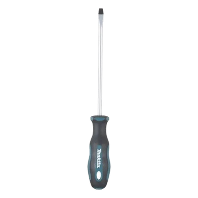 MAKITA - Desarmador Plano / 4 mm x 100 mm / Acero Cromo Vanadio / Mango Ergonómico