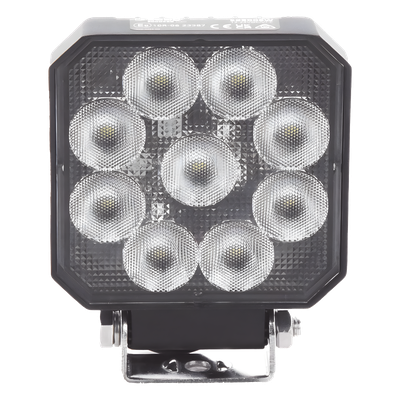 ECCO - Luz de trabajo / 9 LED / 1050 lm / 12-24 Vcd / 130x101x37 mm / 5.1x4.0x1.5 in
