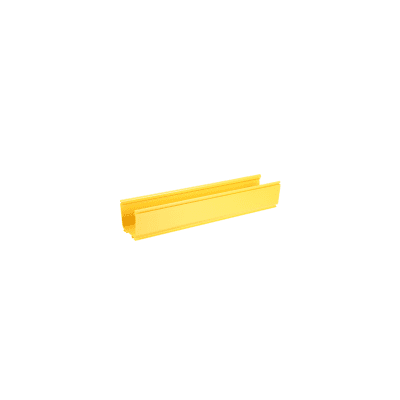 PANDUIT - Canaleta FiberRunner™ 4X4, de PVC Rígido, Color Amarillo, 3 m de Largo