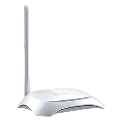 TP-LINK - Router Inalámbrico WISP, 2.4 GHz, 150 Mbps, antena externa omnidireccional 5 dBi, 2 Puertos LAN 10/100 Mbps, 1 Puerto WAN 10/100 Mbps, control de ancho de banda