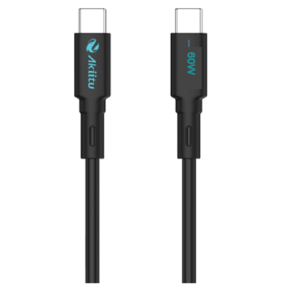EZVIZ - Cable de Carga USB-C a C / Magnético / Fast-Charging / Potencia 60W / Velocidad Transferencia 480 Mbps / Material Silicona No Tóxica / Conector Aluminio Anodizado