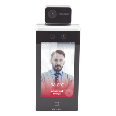HIKVISION - Biométrico Min Moe para Acceso y Asistencia con Reconocimiento Facial  / Monitoreo y reportes en Excel por Software / Termografía Industrial / Acceso + Tiempo y Asistencia (reloj checador)