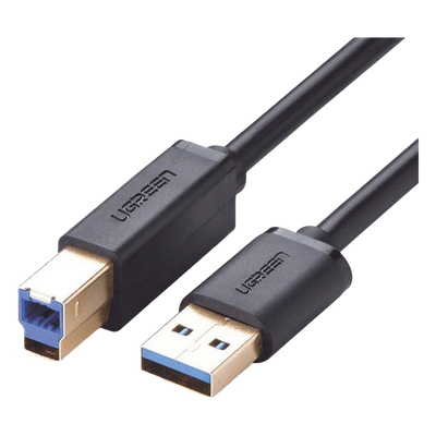 UGREEN - Cable USB-A 3.0 a USB-B / 5 Gbps / 2 A / 2 m (6.6 ft) / Blindaje Múltiple / Plug & Play