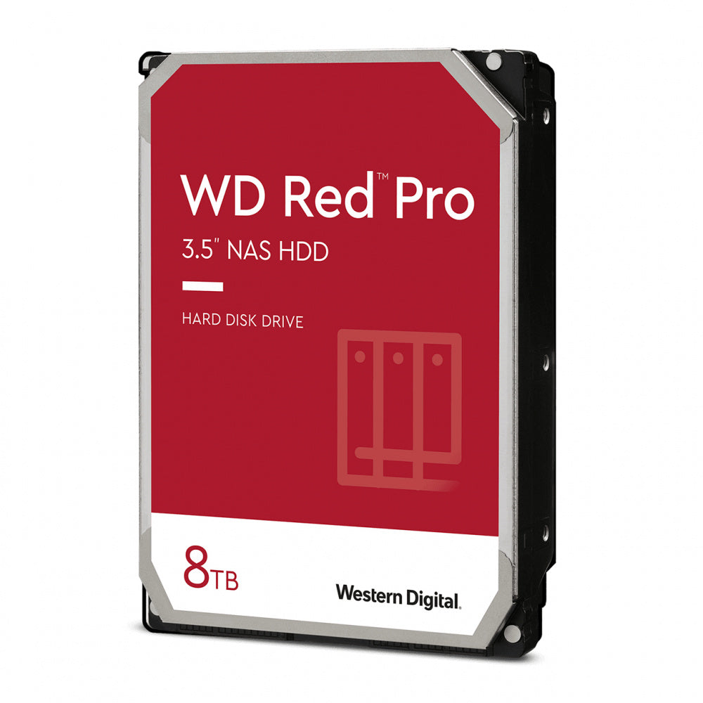 WESTERN DIGITAL - Disco Duro Interno WD Red PRO 8TB 3.5 SATA3 6GB/S 512MB 7200RPM 24X7 HOTPLUG NAS 1-24 Bahias